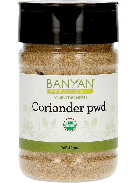 Banyan Botanicals, Coriander Powder, spice jar