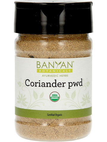 Banyan Botanicals, Coriander Powder, spice jar