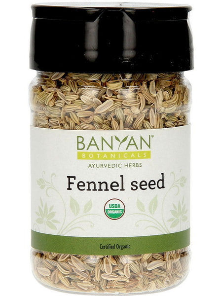 Banyan Botanicals, Fennel Seed, spice jar