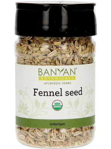 Banyan Botanicals, Fennel Seed, spice jar