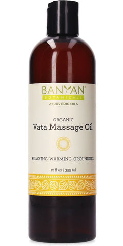 Vata Massage Oil, 12 fl oz, Banyan Botanicals