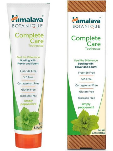 ** 6 PACK ** Himalaya Herbal Healthcare, Complete Care Toothpaste, Simply Peppermint, 5.29 oz (150g)