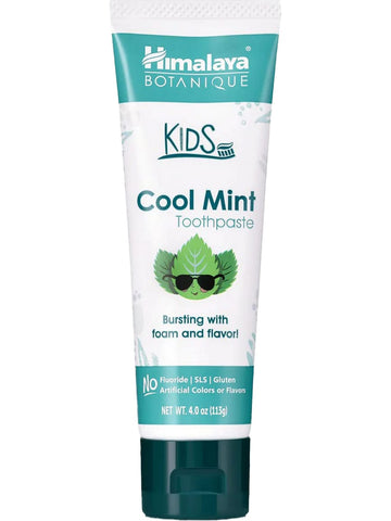 ** 6 PACK ** Himalaya Herbal Healthcare, Kids Cool Mint Toothpaste, 4.0 oz (113g)