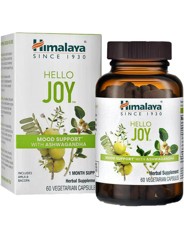 ** 6 PACK ** Himalaya Herbal Healthcare, Hello Joy, 60 Vegetarian Capsules