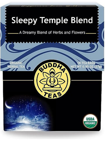 ** 12 PACK ** Buddha Teas, Sleepy Temple Blend, 18 Tea Bags