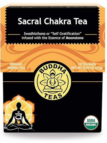 ** 12 PACK ** Buddha Teas, Sacral Chakra Tea, 18 Tea Bags