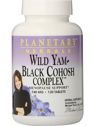 Planetary Herbals, Wild Yam-Black Cohosh Complex 740 mg, 120 Tablets