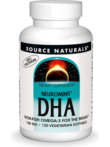 Source Naturals, DHA Neuromins® Non-Fish Omega-3 for the Brain 100 mg, 120 vegetarian softgels