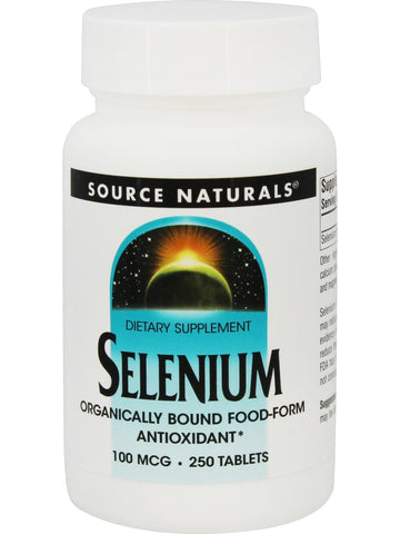 Source Naturals, Selenium 100 mcg, 250 tablets