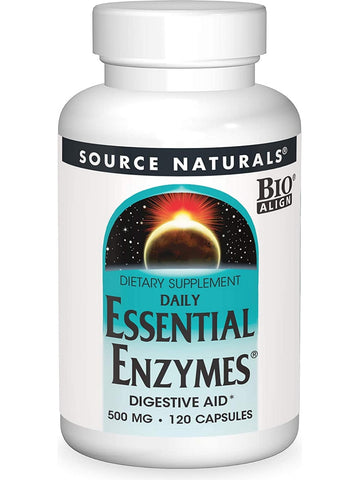 Source Naturals, Essential Enzymes® 500 mg, 120 capsules