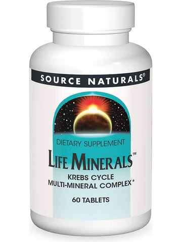 Source Naturals, Life Minerals™ High Bioactivity, Krebs Cycle Multi-Mineral Complex, 60 tablets