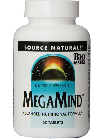Source Naturals, MegaMind™ Advanced Nutritional Formula, 60 tablets