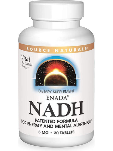 Source Naturals, Enada® NADH 5 mg, 30 tablets