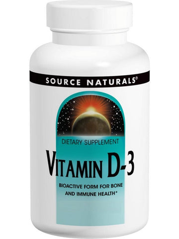 Source Naturals, Vitamin D-3 2000 IU, 100 softgels
