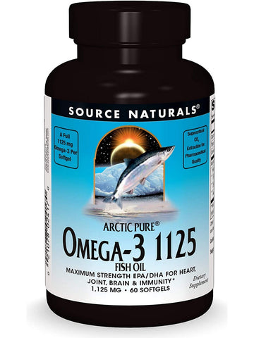 Source Naturals, Arctic Pure® Omega-3 1125 Fish Oil 1125 mg, 60 softgels