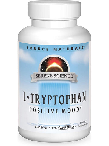 Source Naturals, Serene Science® L-Tryptophan 500 mg, 120 capsules