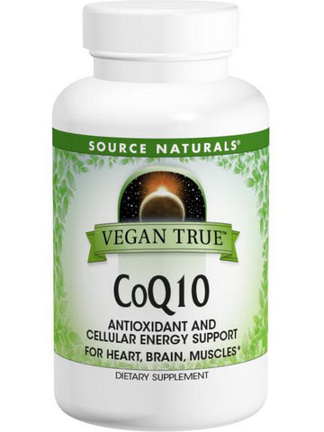 Source Naturals, Vegan True® Co-Q10 100 mg, 30 vegetarian softgels