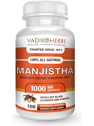 Manjistha, 100 ct, Vadik Herbs