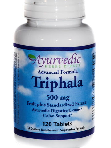 Advanced Formula Triphala, 120 ct, Ayurvedic Herbs Direct