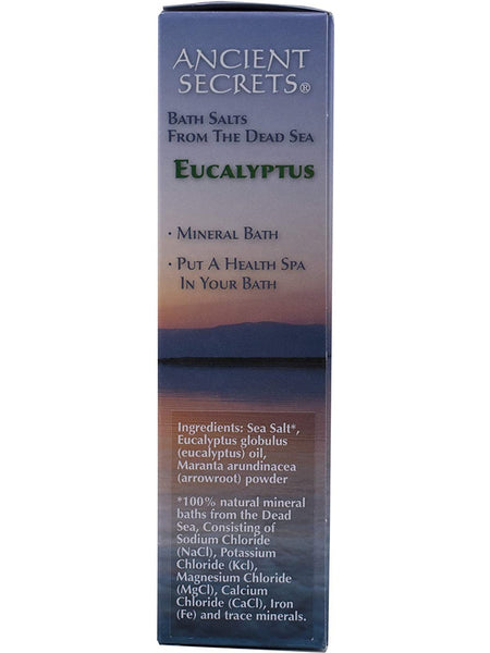 Ancient Secrets, Bath Salts From The Dead Sea Eucalyptus, 1 lb