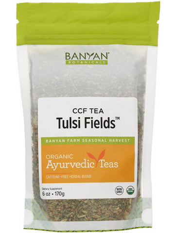 Banyan Botanicals, Tulsi Fields™, CCF Tea With Oregon-Grown Tulsi, 6 oz