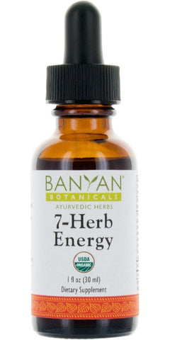7 Herb Energy, Liquid Extract, 1 fl oz, Banyan Botanicals