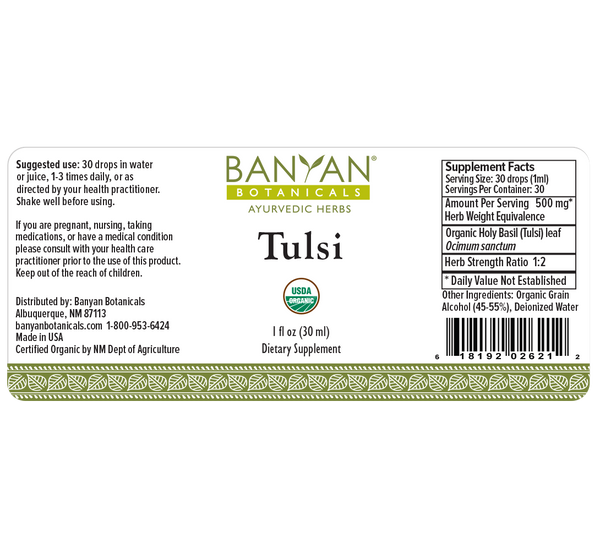 Banyan Botanicals, Tulsi, Liquid Extract, 1 fl oz