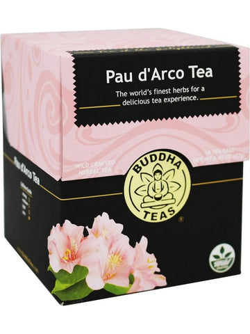 ** 12 PACK ** Buddha Teas, Pau d'Arco Tea, 18 Tea Bags