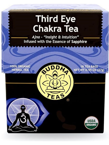 ** 12 PACK ** Buddha Teas, Third Eye Chakra Tea, 18 Tea Bags