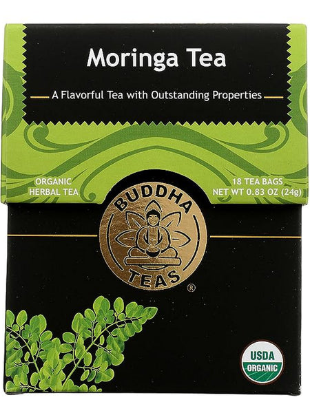 ** 12 PACK ** Buddha Teas, Moringa Tea, 18 Tea Bags