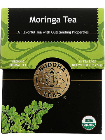 ** 12 PACK ** Buddha Teas, Moringa Tea, 18 Tea Bags