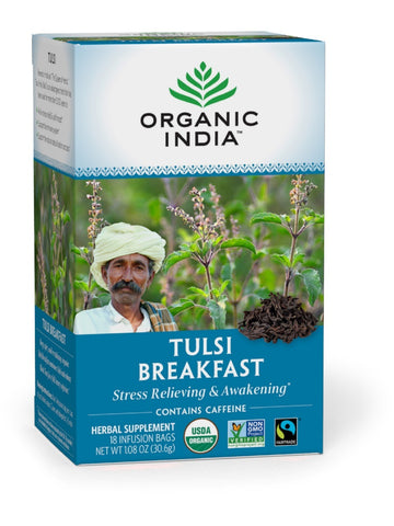 Organic India, Tulsi Tea, Breakfast, 18 ct bag