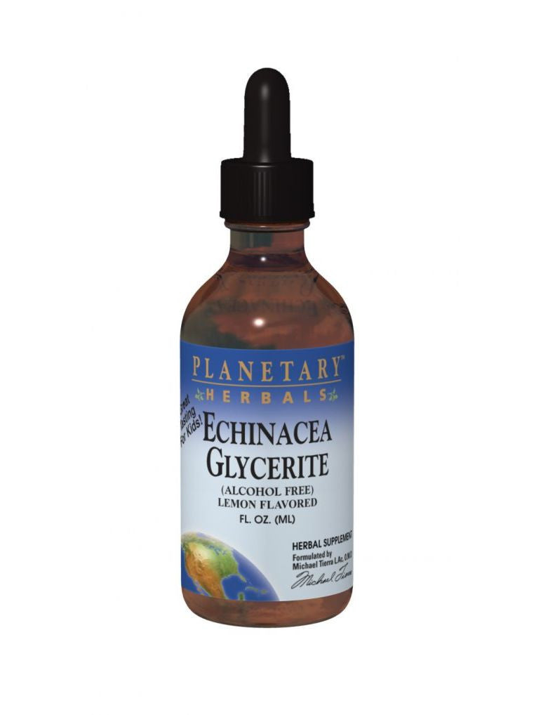 Planetary Herbals, Echinacea Glycerite Lemongrass, 4 oz