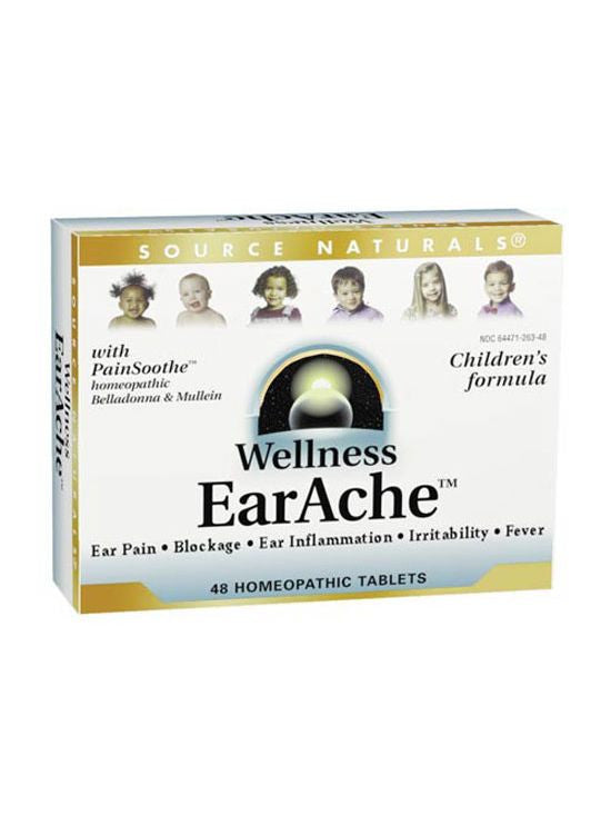 Source Naturals, Wellness Earache Homeopathic Bio-Aligned, 48 ct