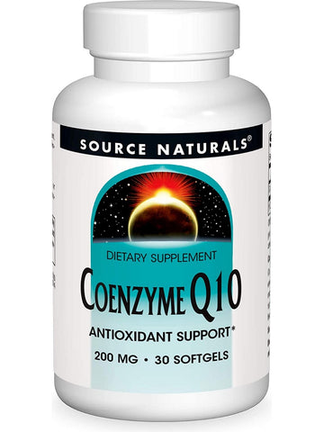 Source Naturals, Coenzyme Q10 200 mg, 30 softgels
