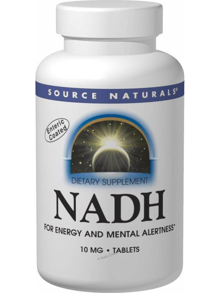 Source Naturals, NADH, 5mg Co-E1 Enteric Coated Blister Pack/Box, 90 ct