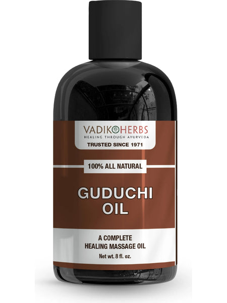 Guduchi Massage Oil, 8 fl oz, Vadik Herbs