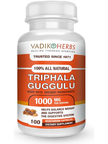 Trifala Guggulu blend, 100 ct, Vadik Herbs