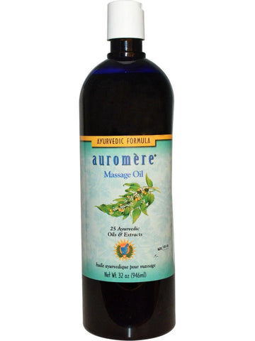Ayurvedic Massage Oil, 32 oz, Auromere