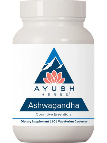 Ayush Herbs, Ashwagandha, 60 Vegetarian Capsules