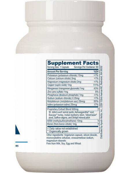 Ayush Herbs, AyuDep, 90 Vegetable Capsules