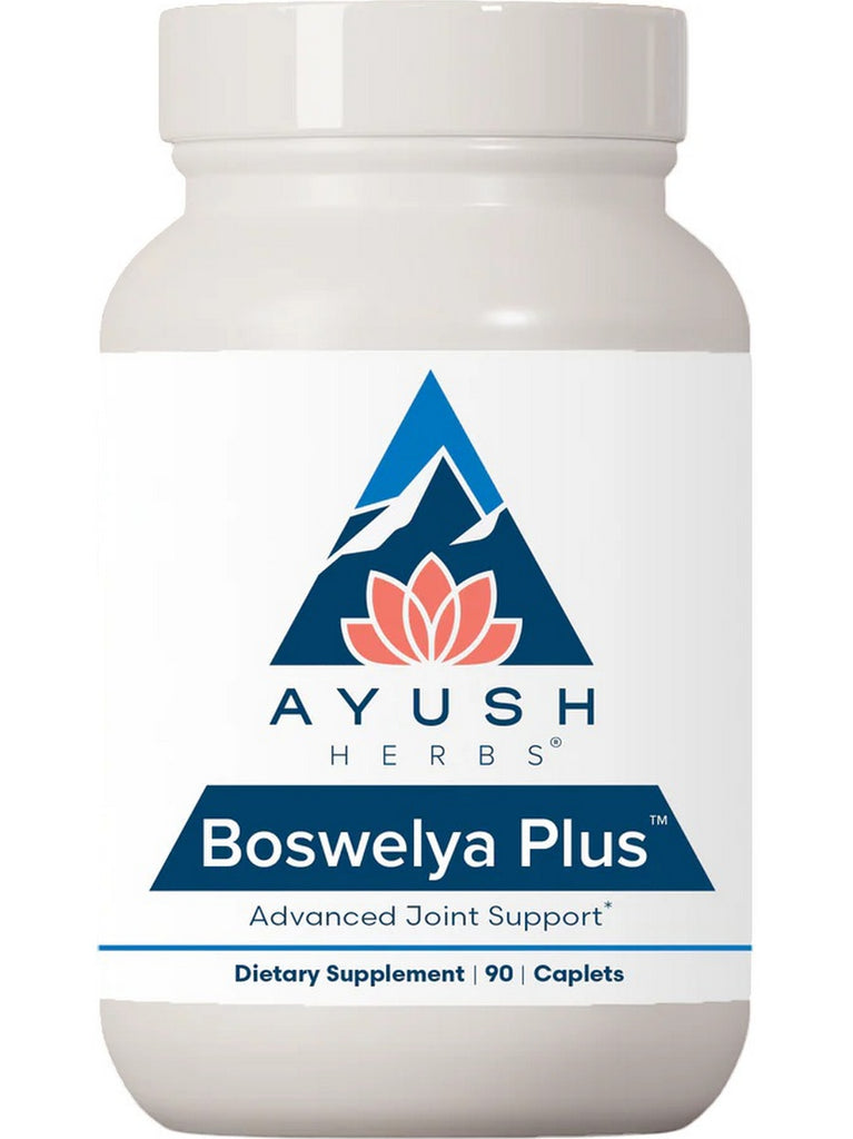 Ayush Herbs, Boswelya Plus, 90 Caplets