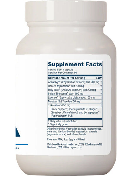 Ayush Herbs, Flucomune, 90 Vegetarian Capsules