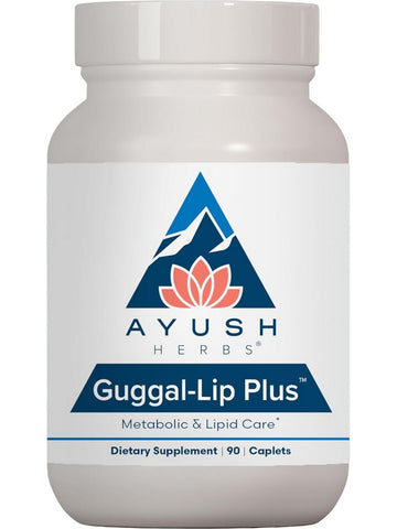 Ayush Herbs, Guggal-Lip Plus, 90 Caplets