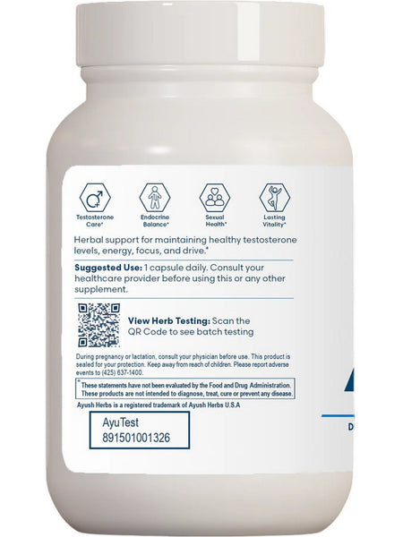 Ayush Herbs, AyuTest, 90 Vegetable Capsules