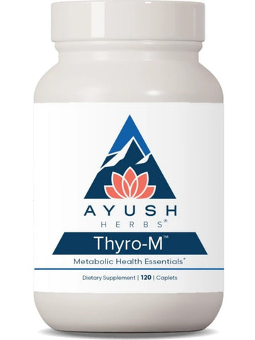Ayush Herbs, Thyro M, 120 caplets