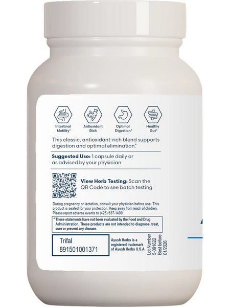 Ayush Herbs, Trifal, 90 Vegetarian Capsules