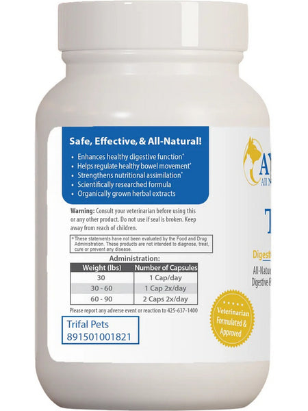 Ayush Herbs, Pet Trifal, 90 Capsules