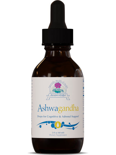 Ayush Herbs, Ashwagandha Drops, Adult, 2 fl oz, 60 ml