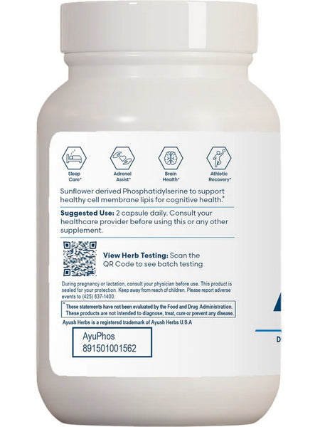 Ayush Herbs, AyuPhos, 90 Vegetarian Capsules